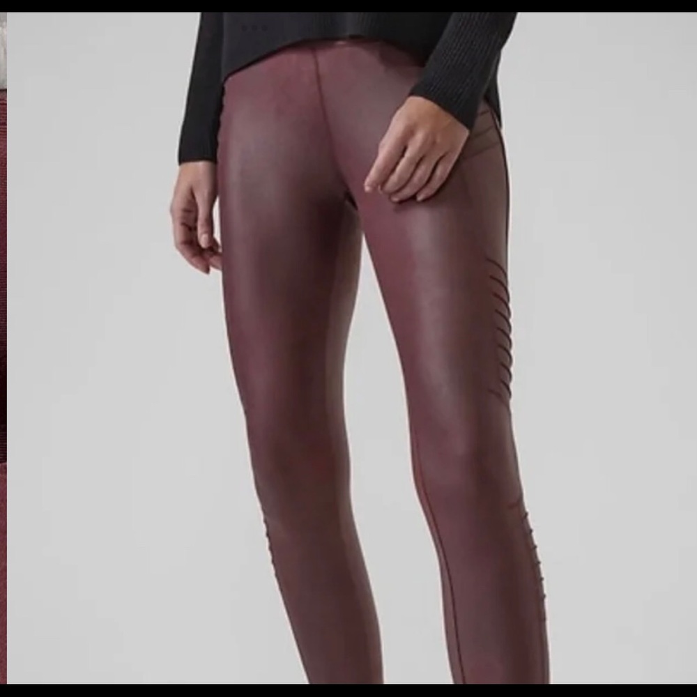 ATHLETA Delancy Moto Tight Leggings SZ S
